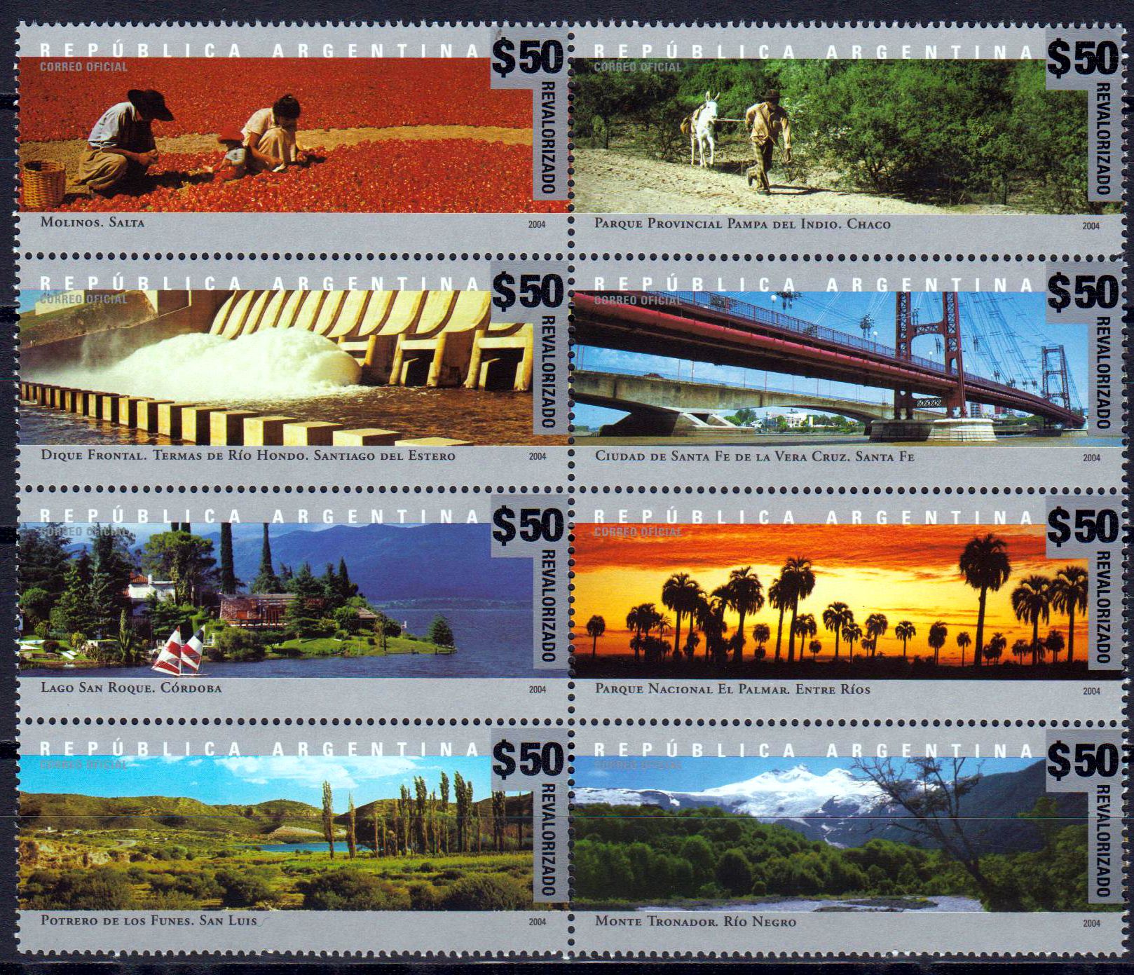 Nationalparks III, Brücke, Überdruck $50