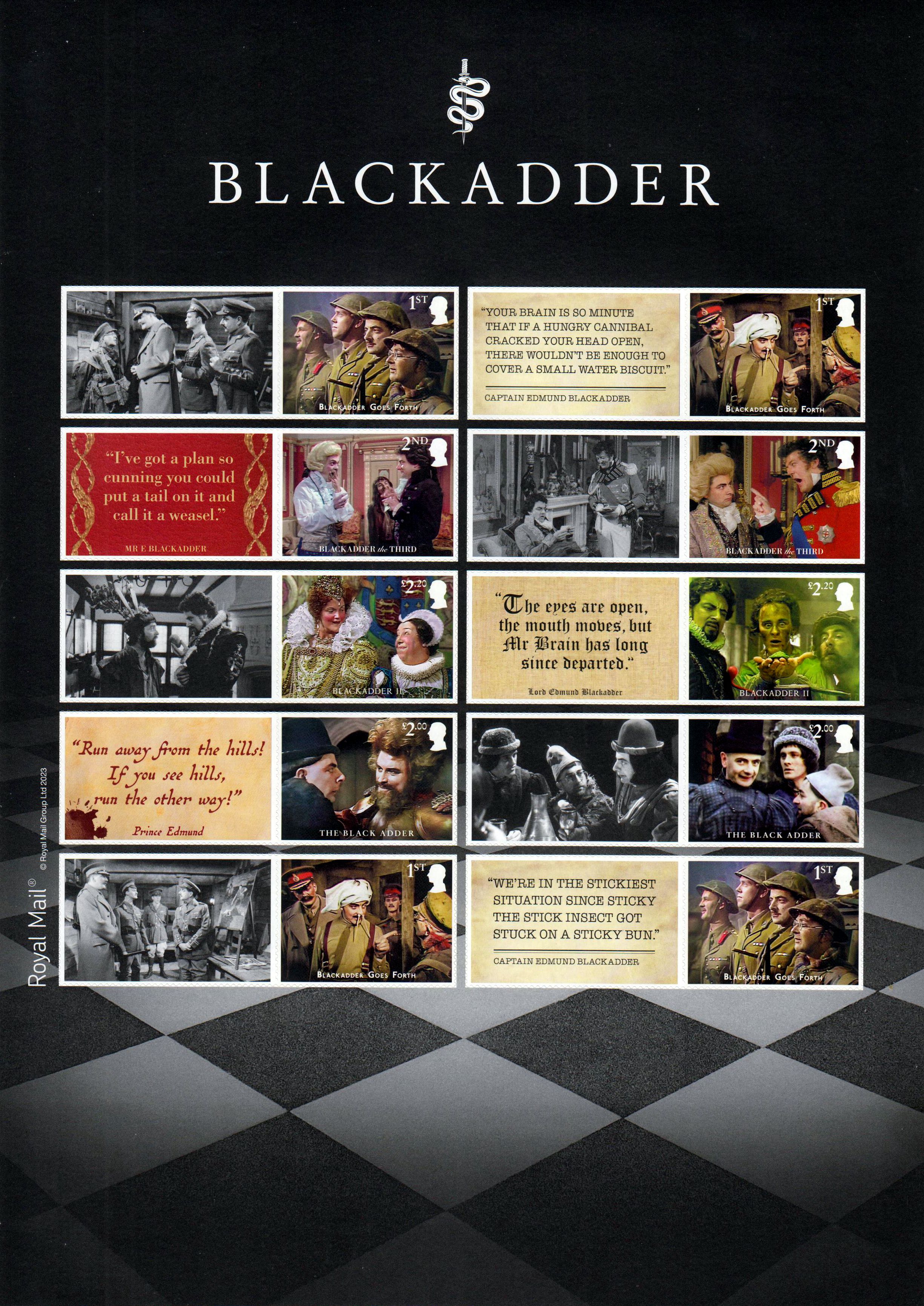 Blackadder 2023, sk, aus Collectors Sheet