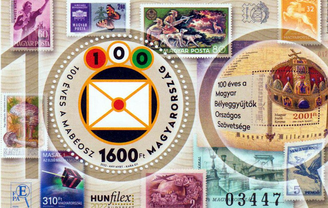 Block: 100 Jahre HUNFILEX 2022, standard