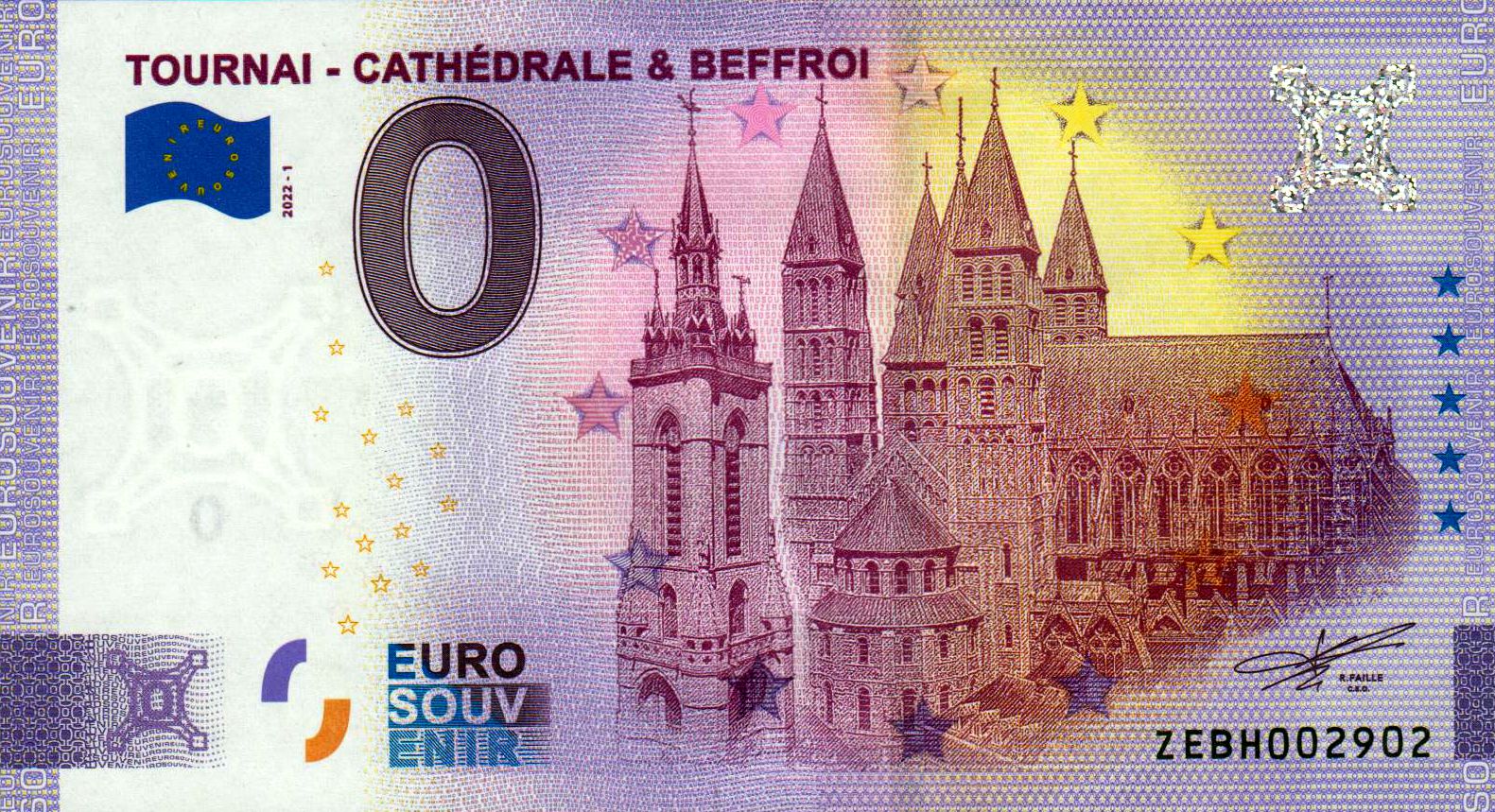 Tournai - Cathedrale & Beffroi 2022-1 Anniversary