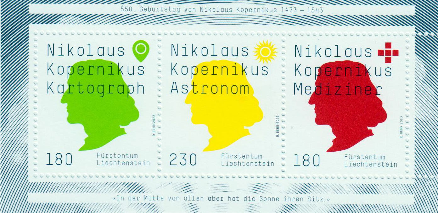 Block: 550. Geburtstag Nikolaus Kopernikus