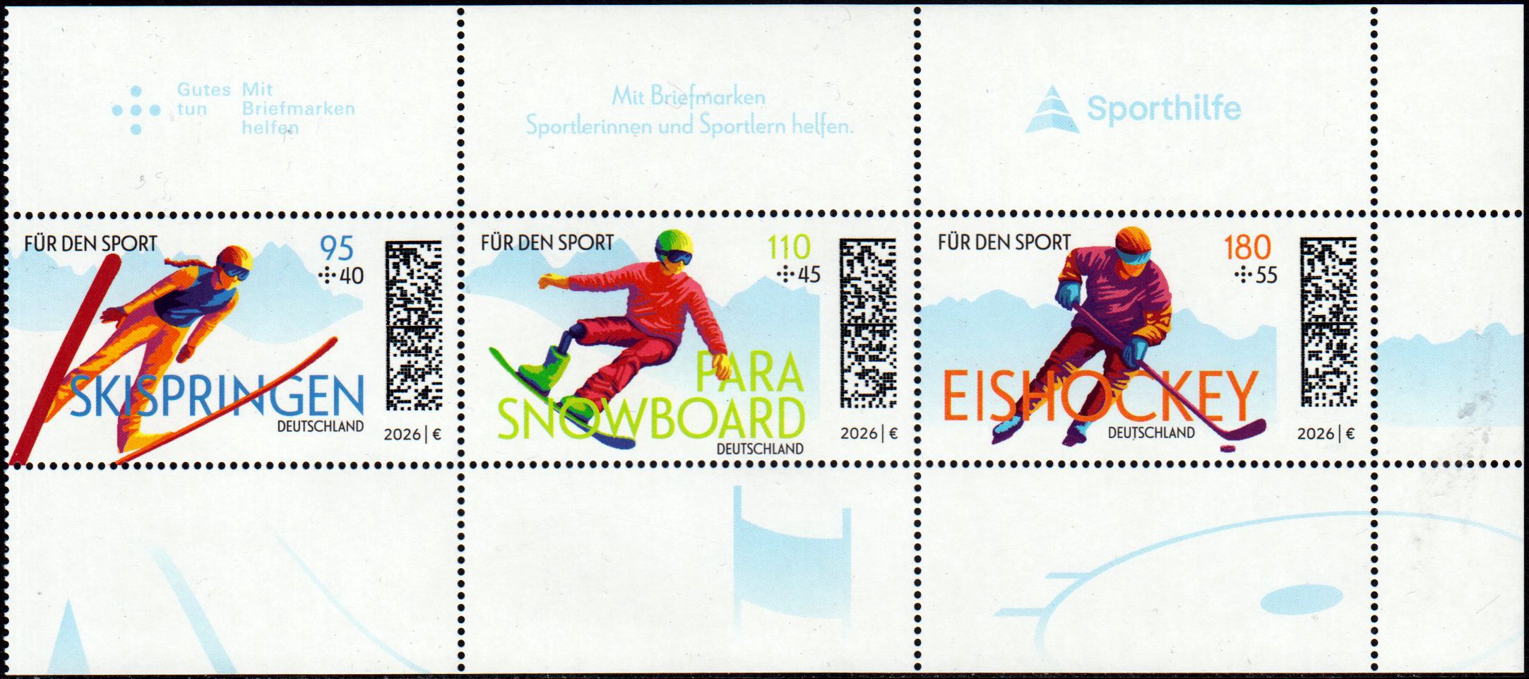 Zdr. Für den Sport 2026, Heftchenblatt