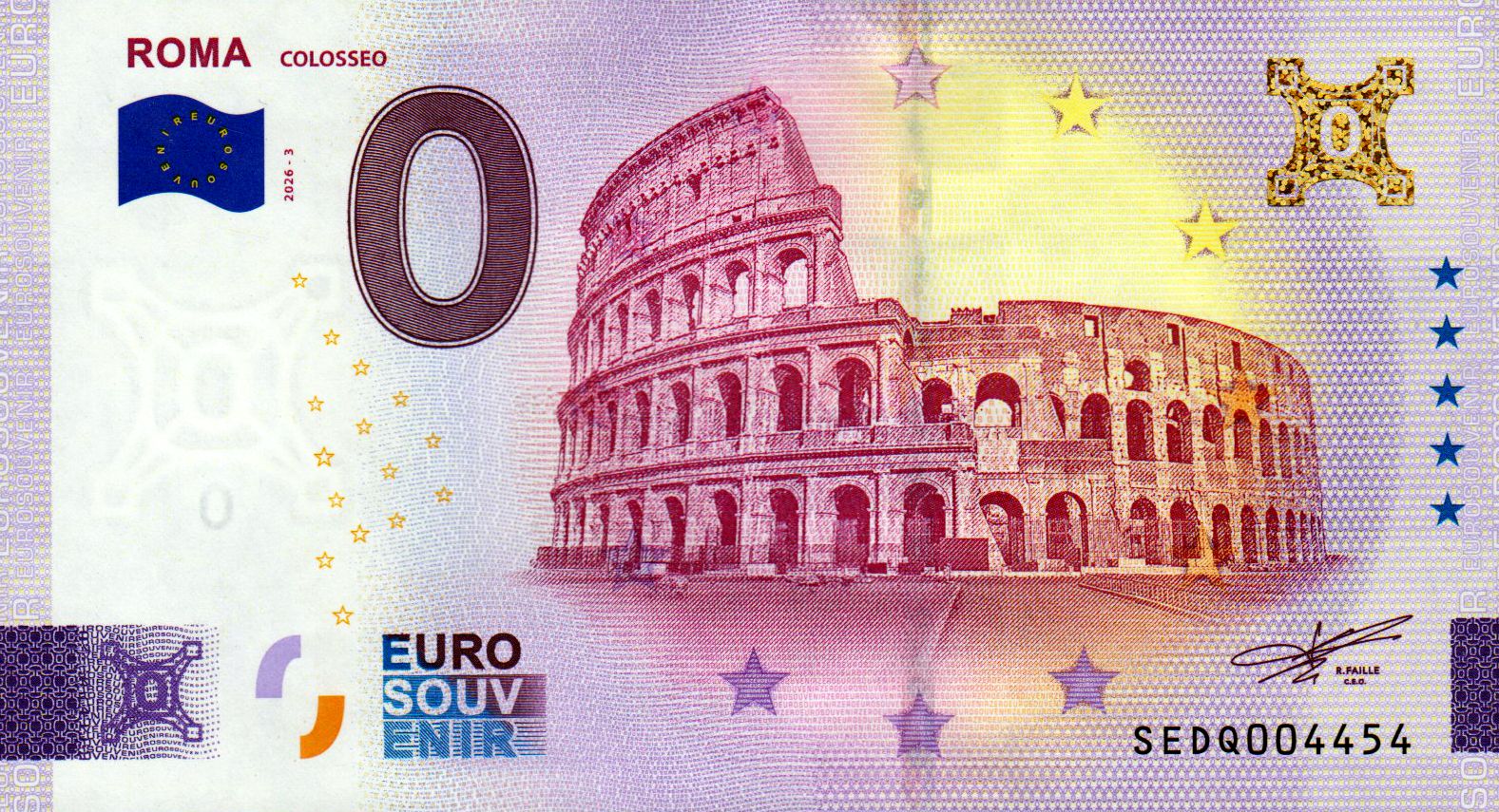 Roma Colosseo 2026-3 Gold