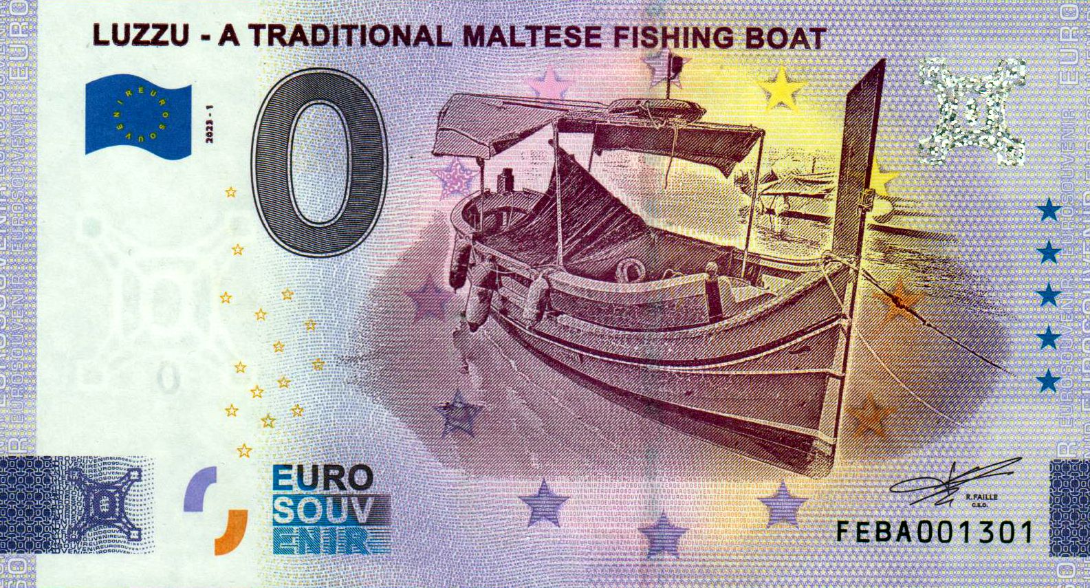 Luzzu - A Traditional Maltese Fishing Boat 2023-1