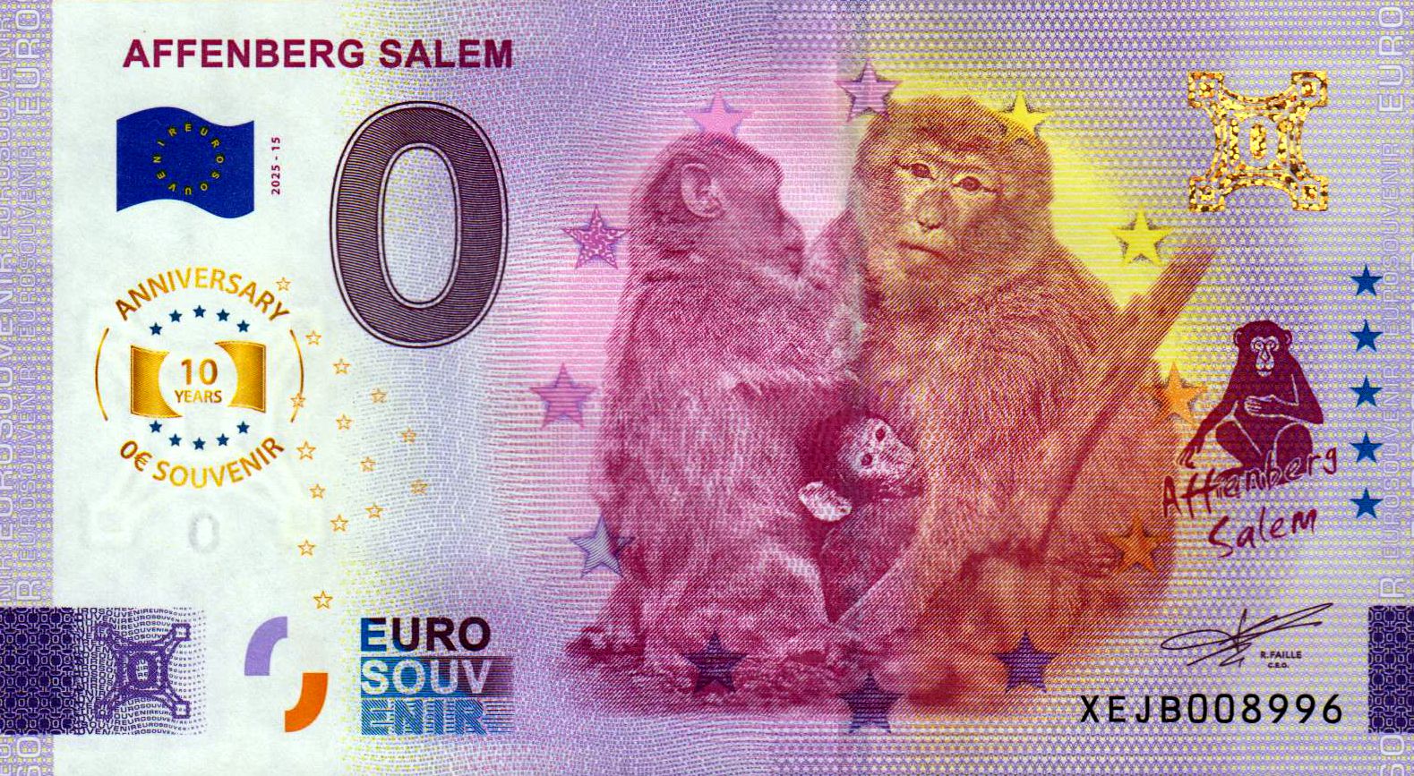 Affenberg Salem 2025-15 Anniversary