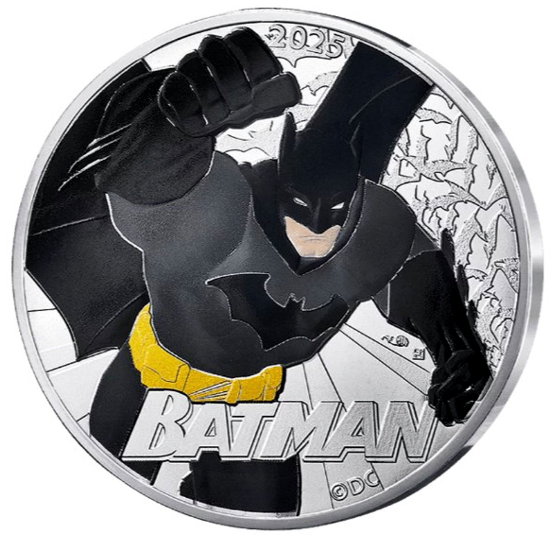10 Euro - Batman 2025, Monnaie de Paris, 333er Silber