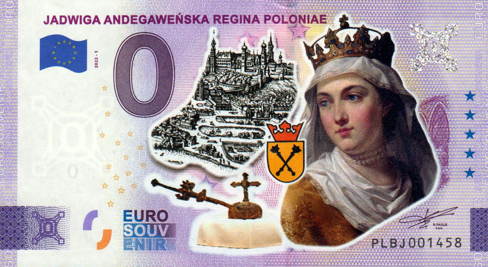 Jadwiga Andegawenska Regina Poloniae 2022-1, coloriert