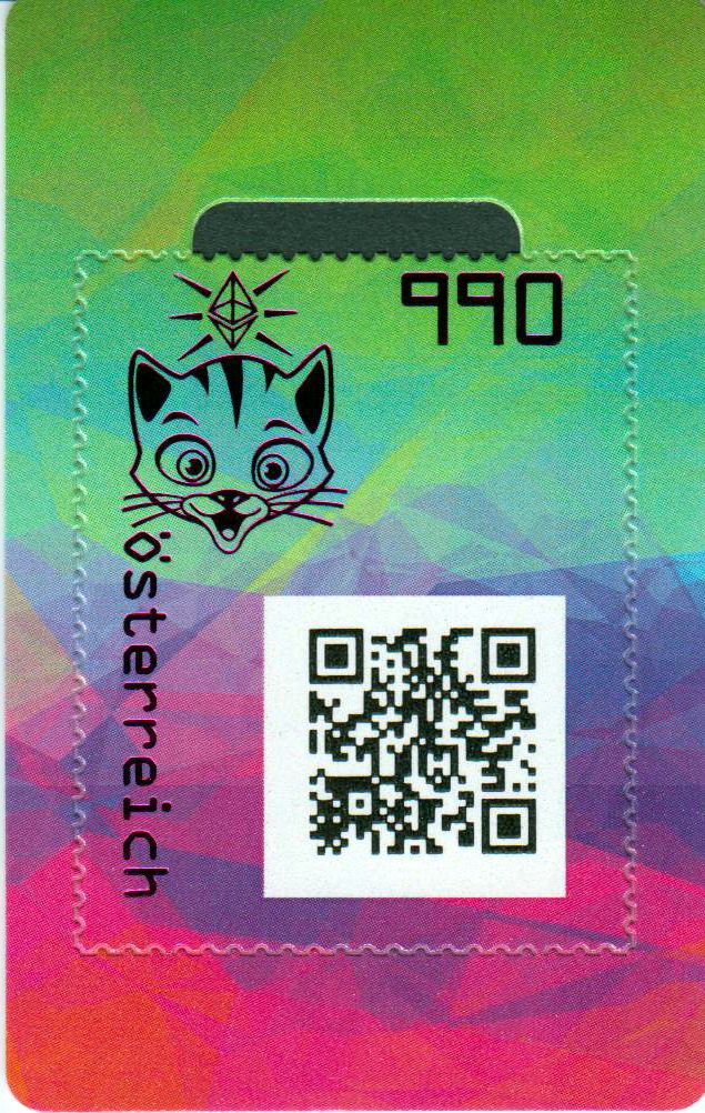 Crypto Stamp 3.1, Katze 2021, schwarz