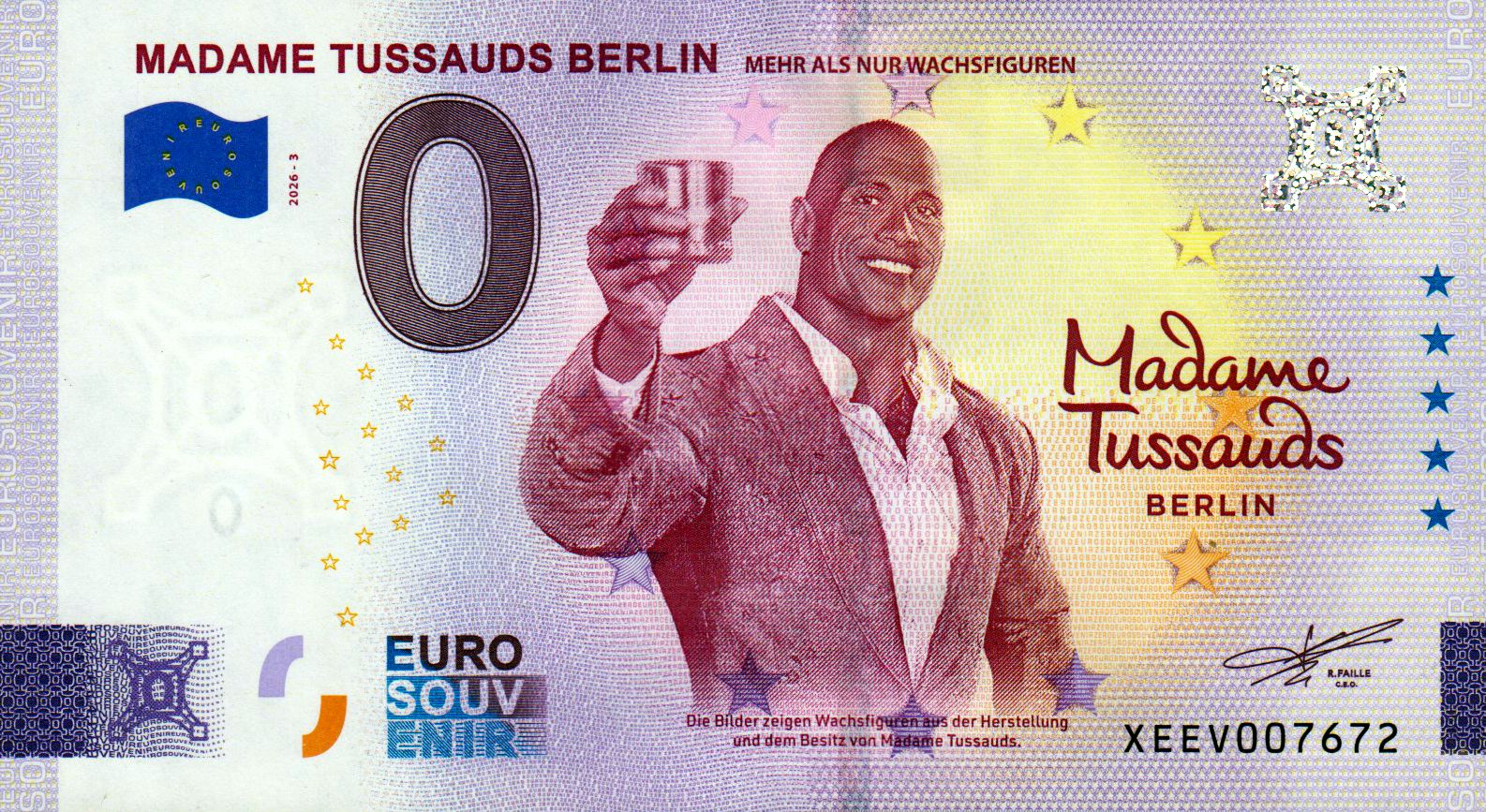 Madame Tussauds Berlin - The Rock 2026-3 Silber