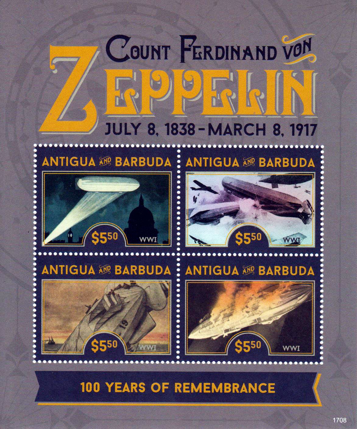 Ferdinand von Zeppelin, Luftschiffe