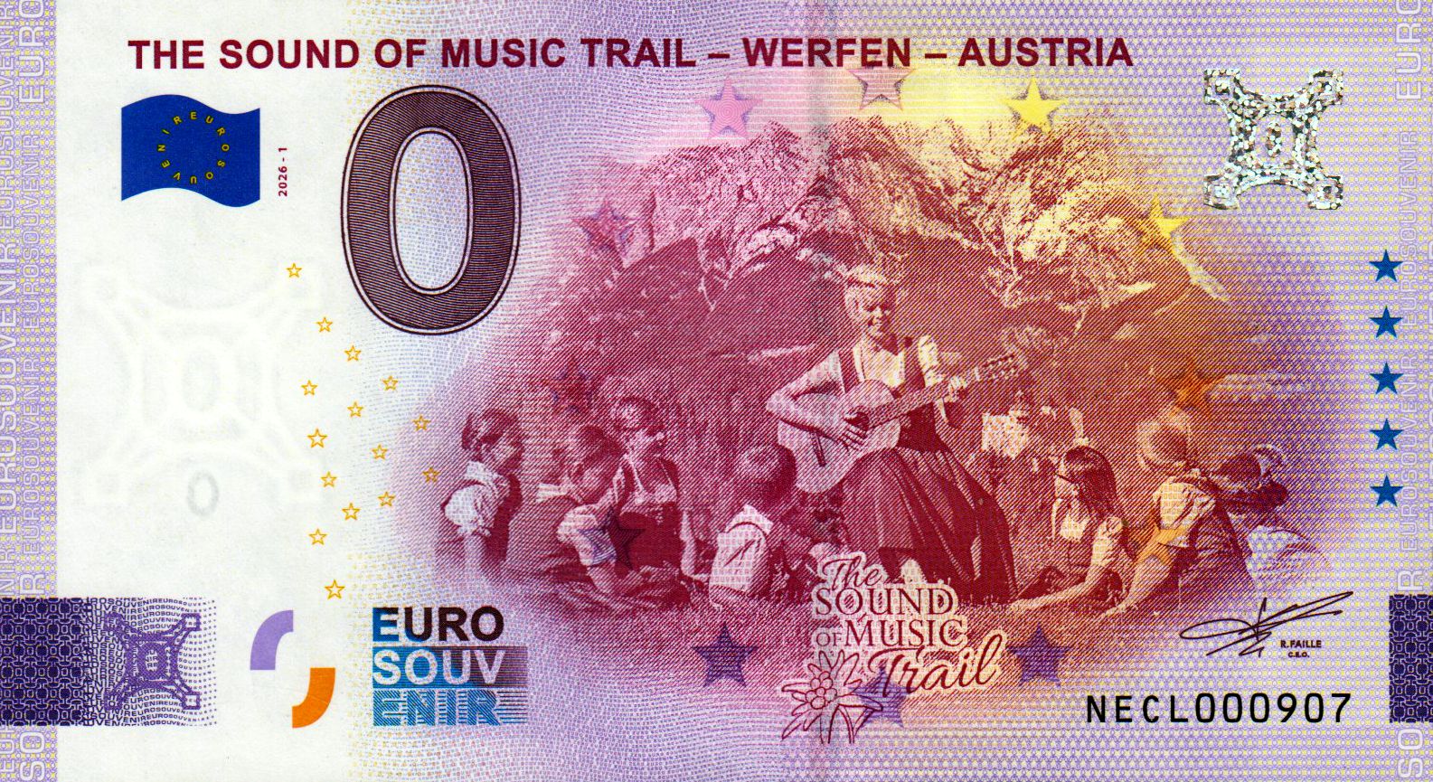 The Sound of Music Trail - Werfen -  Austria 2026-1 - Silber