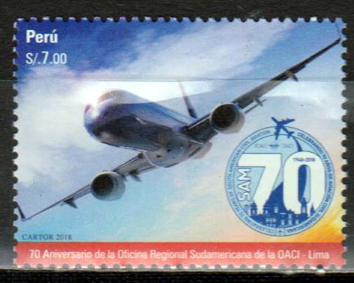 70 Jahre OACI 2018, Flugzeug