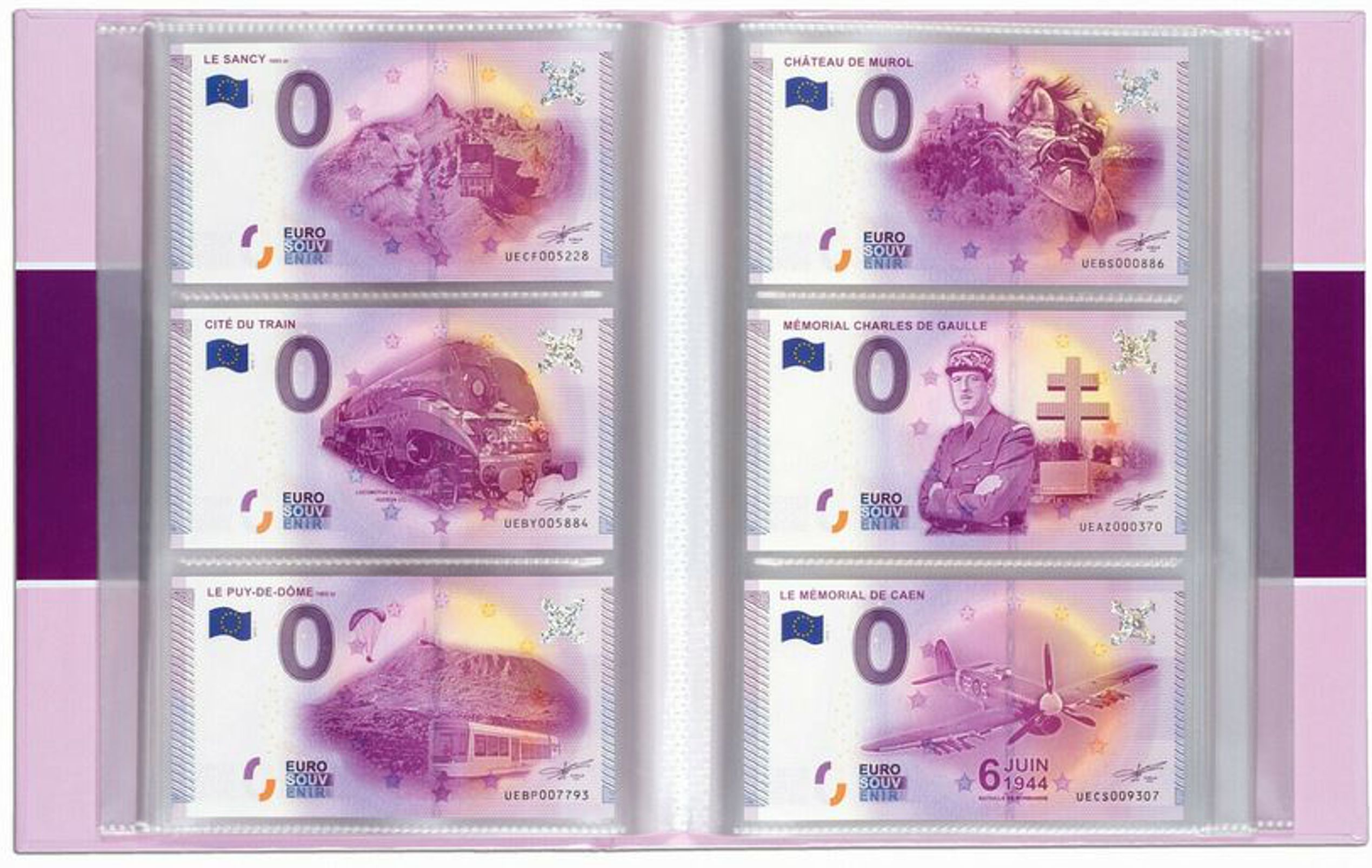 Leuchtturm Album Billets Euro Souvenir für 420 "Euro Souvenir"-Banknoten
