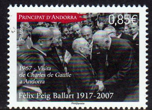 Felix Peig Ballart, Charles de Gaulle