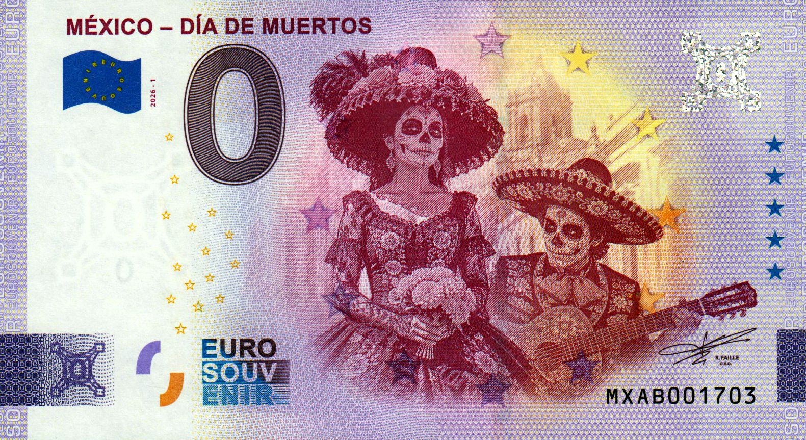Mexico - Dia de Muertos 2026-1 Silber