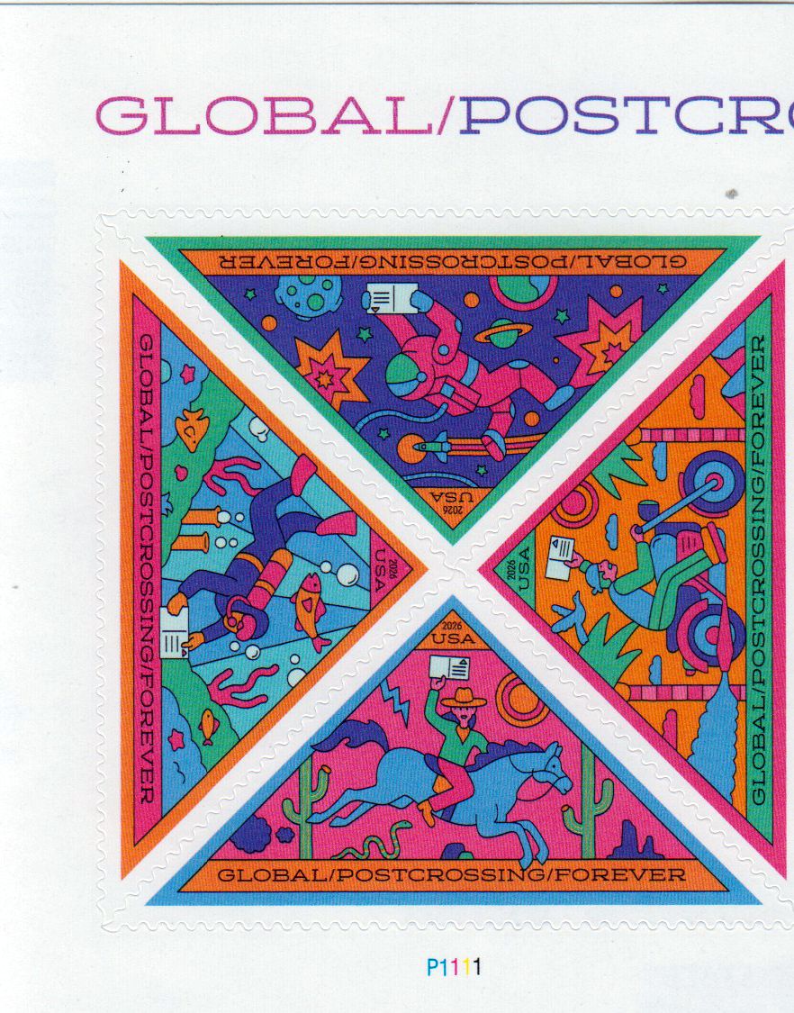 Postcrossing 2026, Global Forever, sk