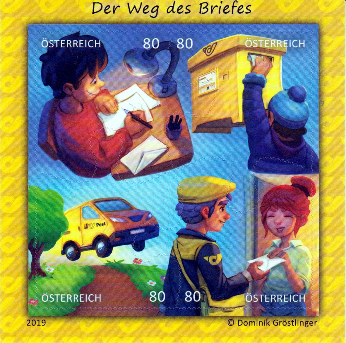 Block: Der Weg des Briefes, Puzzle, sk
