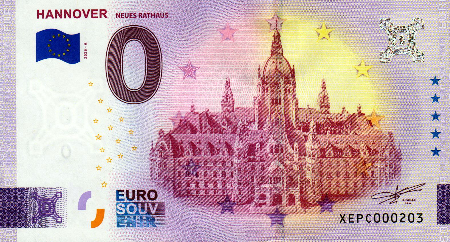 Hannover - Neues Rathaus 2026-6 Silber
