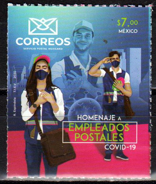 Homage an die Angestellten der Post 2020, Corona