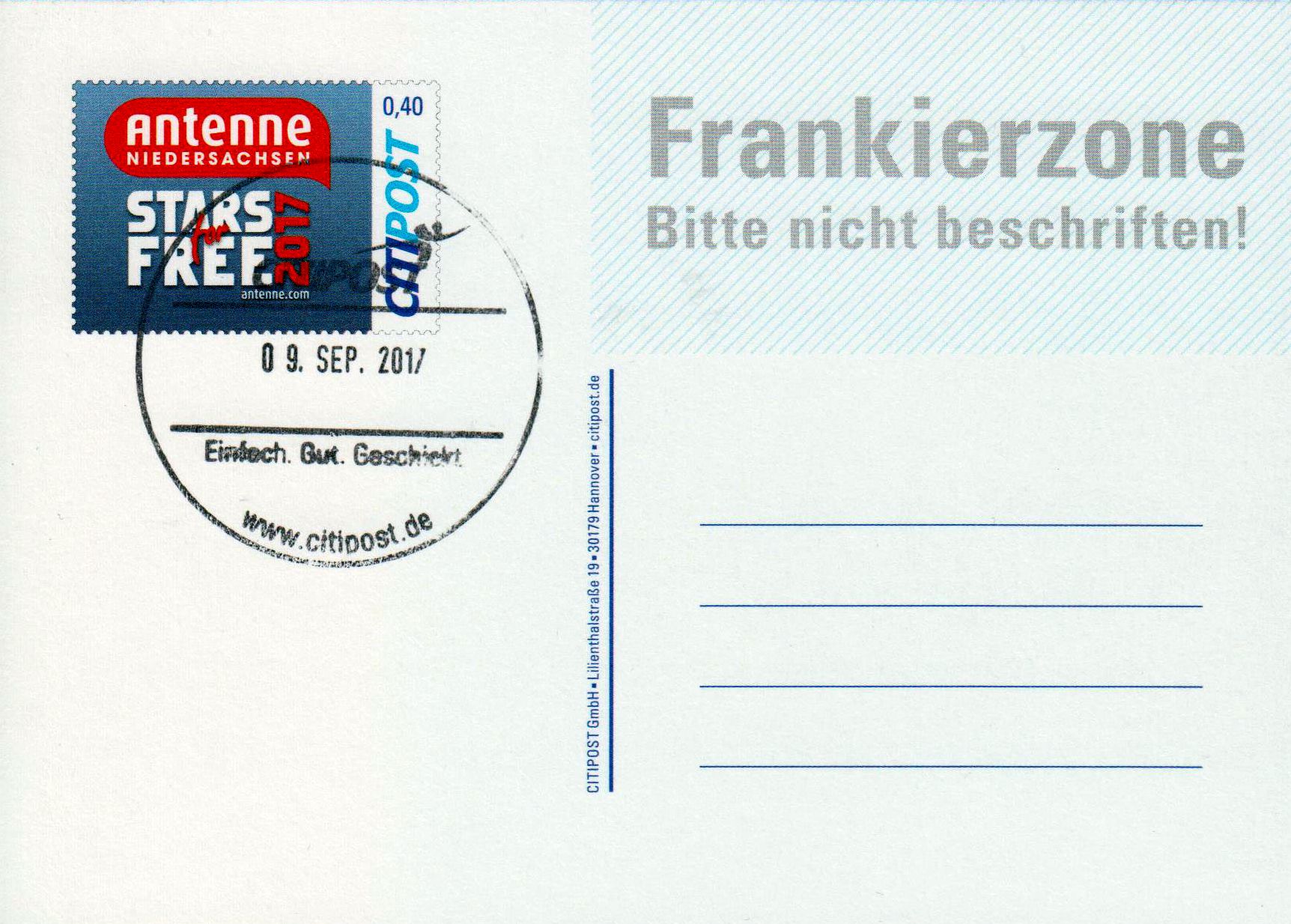 Antenne, Stars for Free, gestempelt