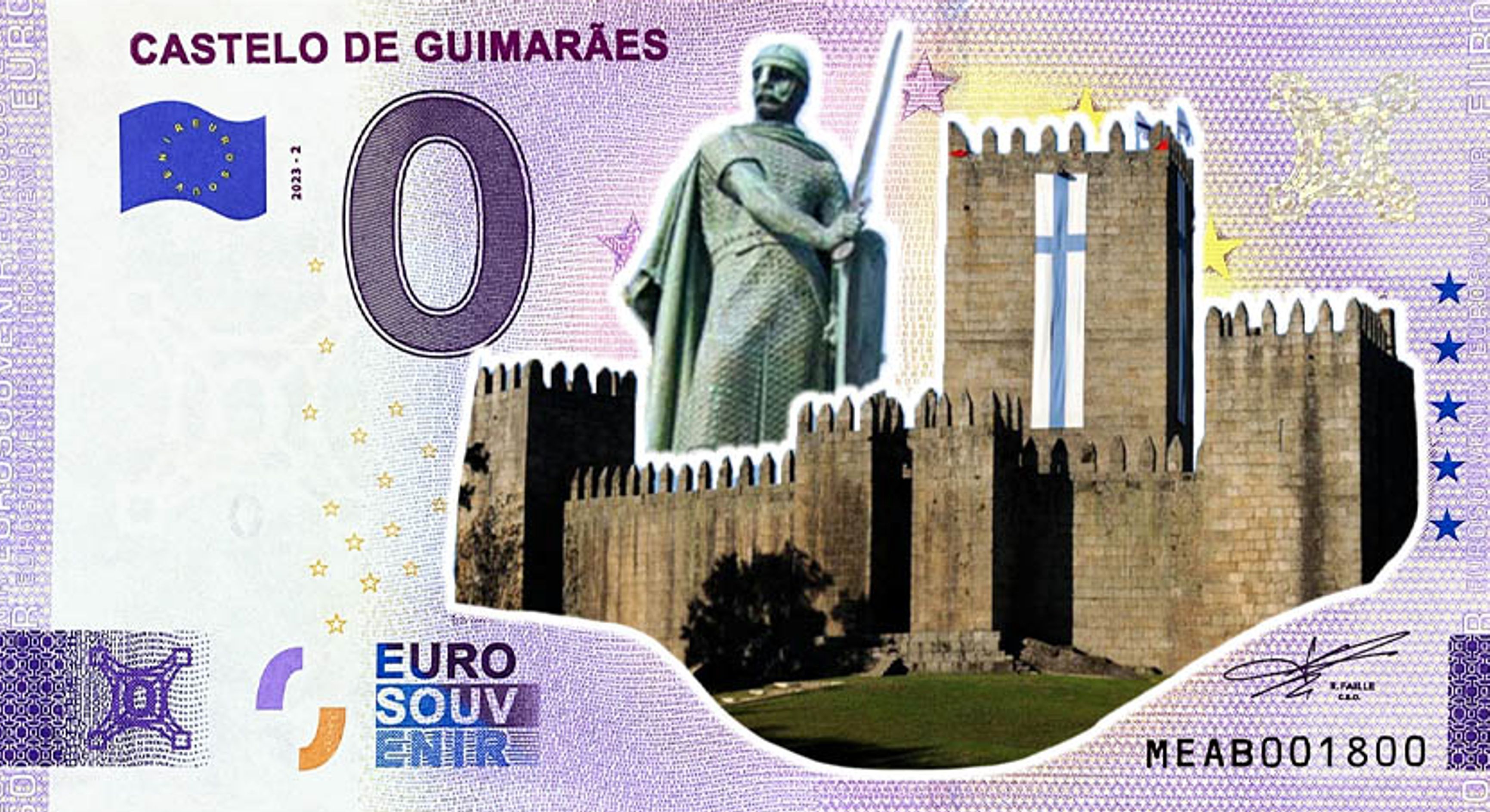 Castelo de Guimaraes 2023-2, Coloriert