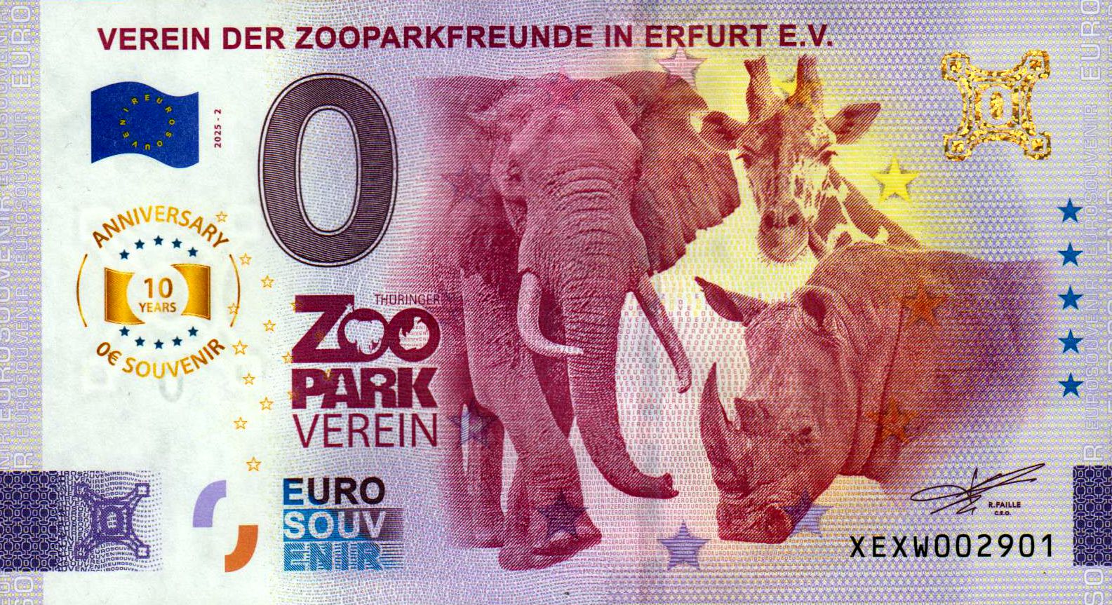 Verein der Zooparkfreunde in Erfurt e.V. 2025-2 Anniversary