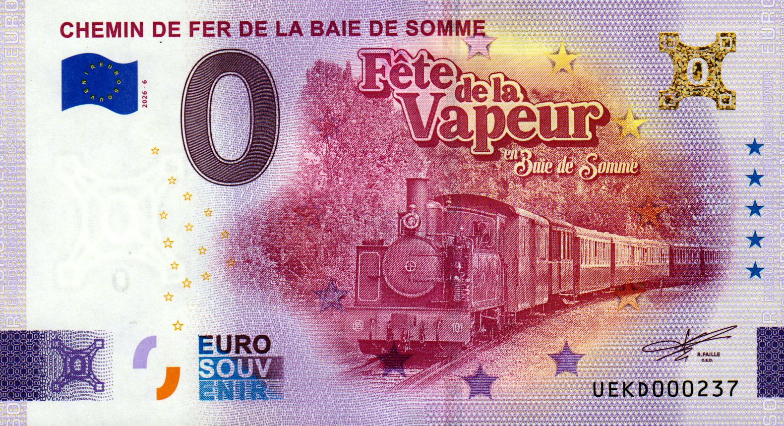Chemin de Fer de la Baie de Somme 2026-6 Gold
