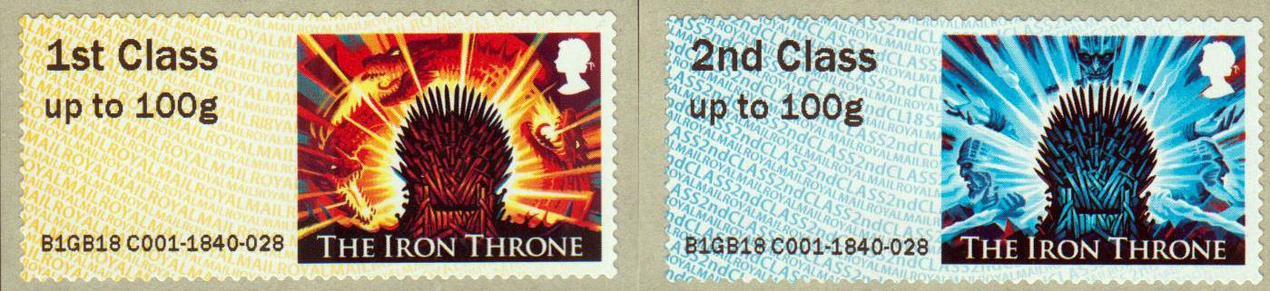 Game of Thrones, Feuer und Eis, kleiner Druck (UK180301+401)