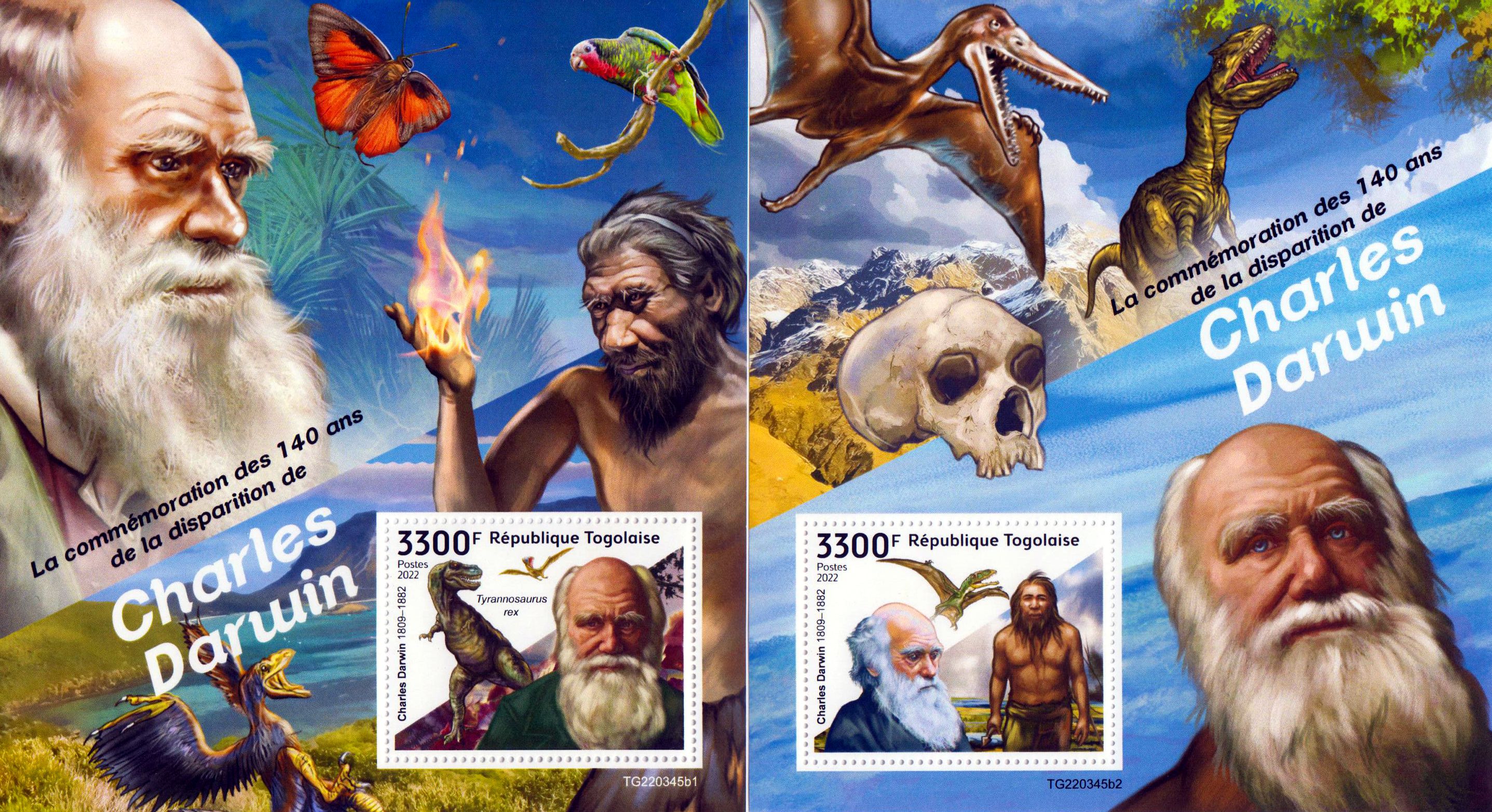 Block: 140. Todestag Charles Darwin 2022