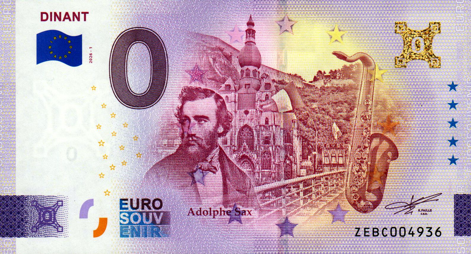 Dinant - Adolphe Sax 2026-1 Gold