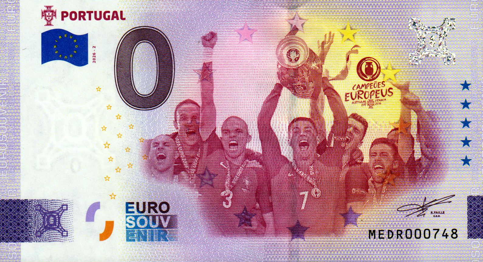 FPF Portugal - EURO 2016 2026-2 Silber