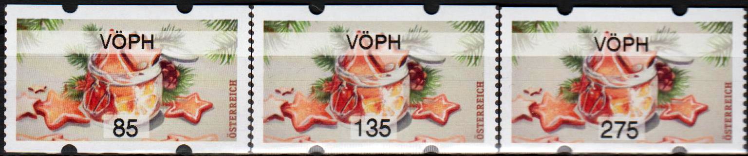 Weihnachten 2020, Gebäck mit Aufdruck "VÖPH"