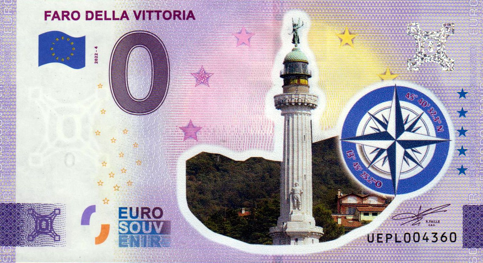 Faro Della Vittoria 2022-4, coloriert