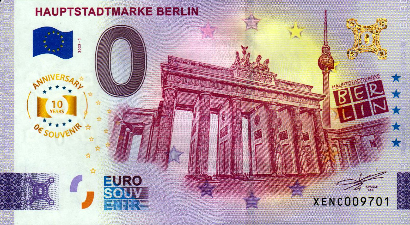 Hauptstadtmarke Berlin 2025-1 Anniversary