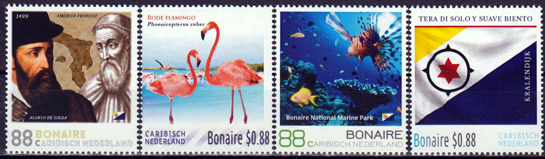 Bonaire Grußmarken 2016
