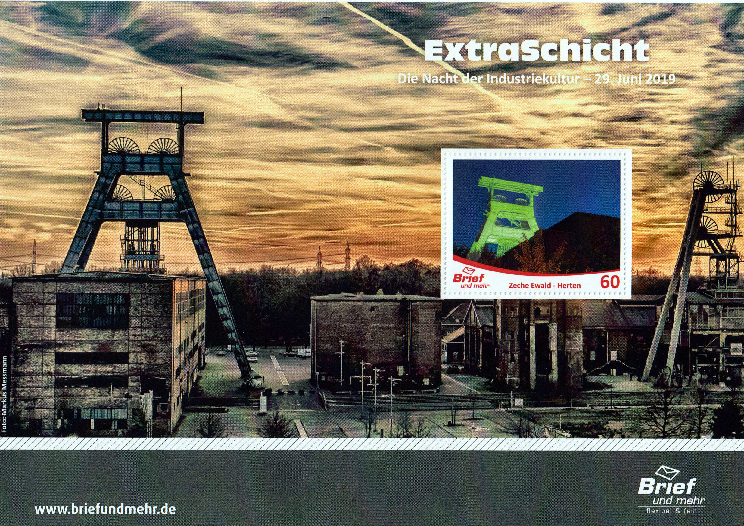 Block: Extraschicht 2019, gestempelt