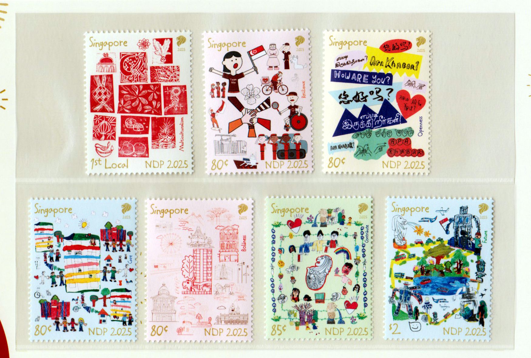 Block: Nationaltag 2025, Majulah Singapura, im Folder