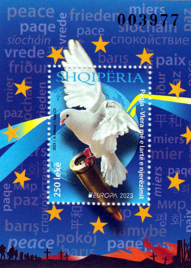 Block: Europa 2023, Frieden, Taube