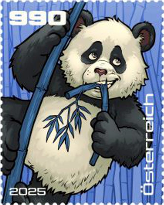 Block: Crypto Stamp Island 2025, Bambu, Farbe BLAU