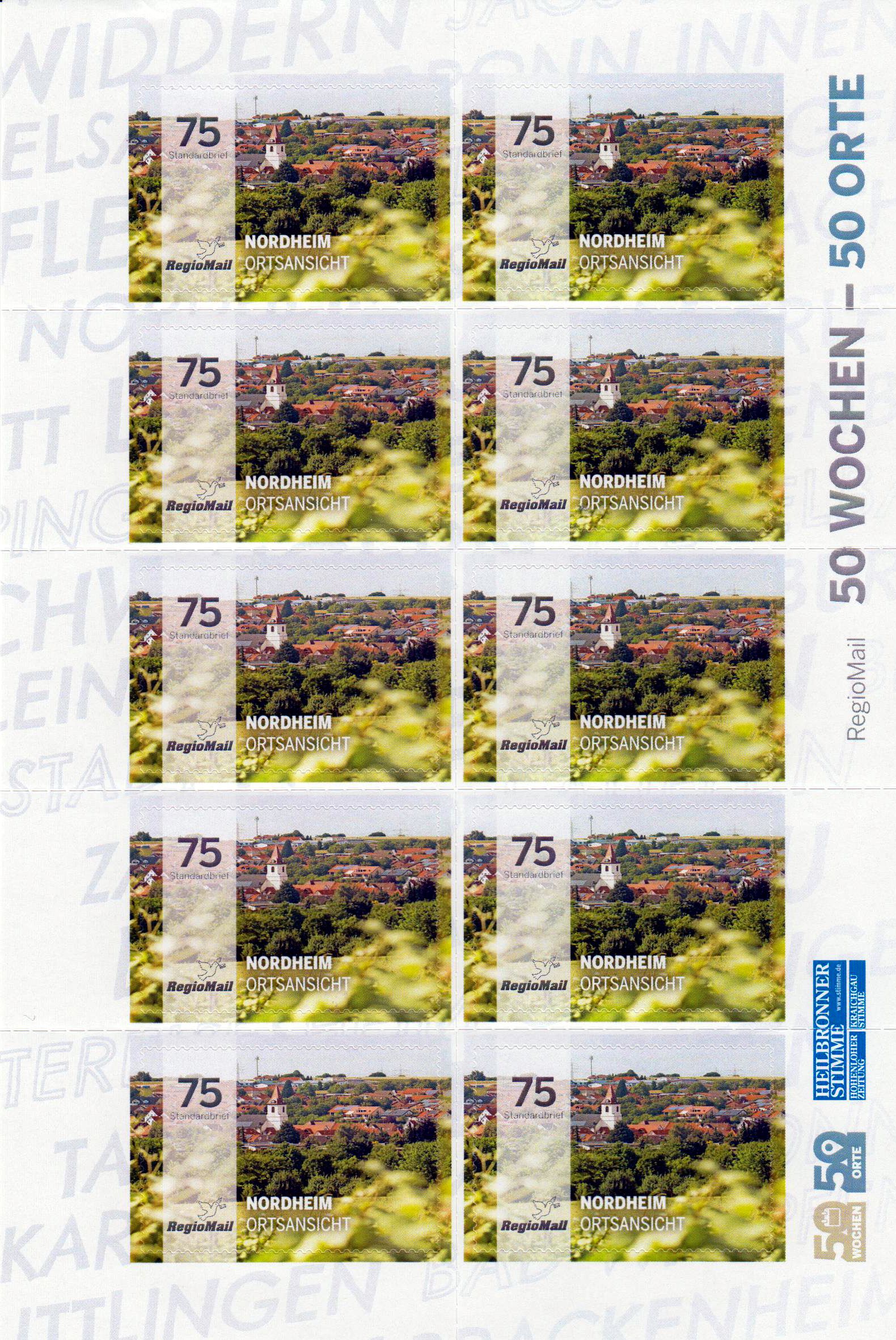50 Wochen - 50 Orte, Nordheim 2020