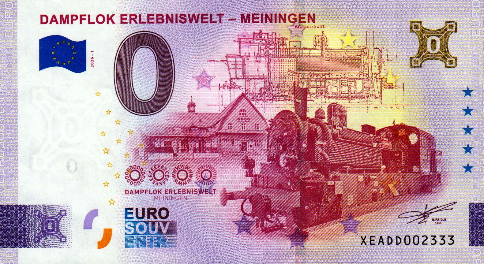 Dampflok Erlebniswelt - Meiningen 2026-1 Gold