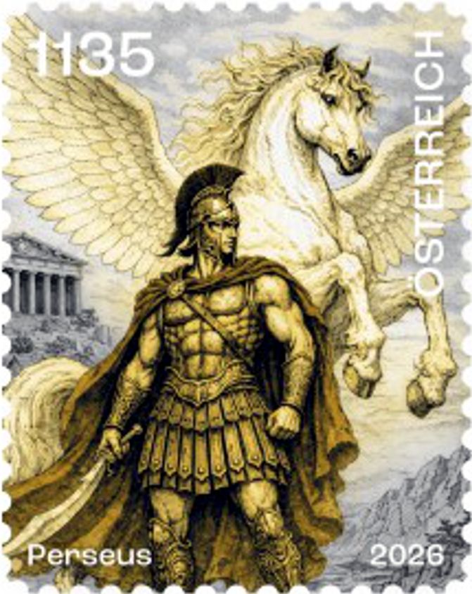Block: Crypto Stamp, Perseus 2026, Farbe Gelb