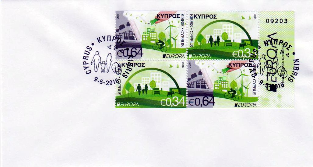 FDC: Europa 2016 a. MH