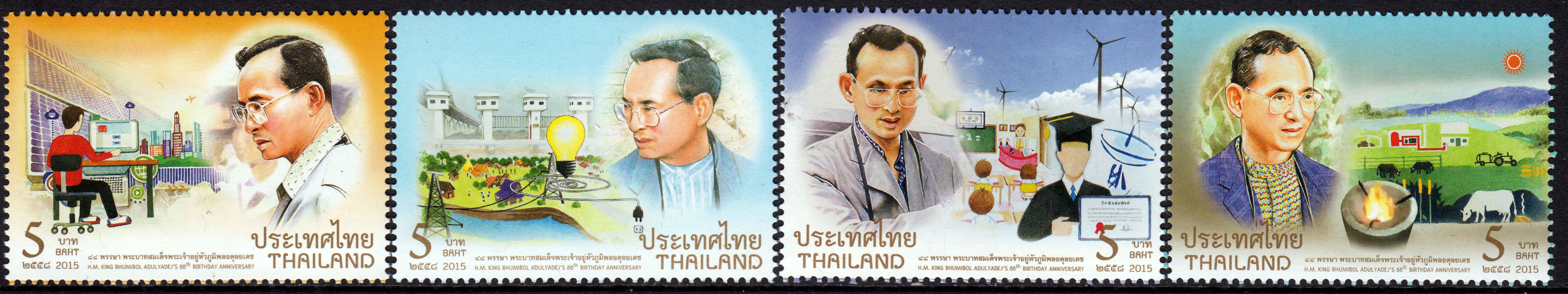 88 .Geb. König Bhumibol, Energie (P51)