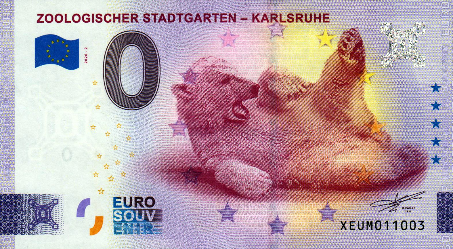 Zoologischer Stadtgarten - Karlsruhe 2026-2 Silber