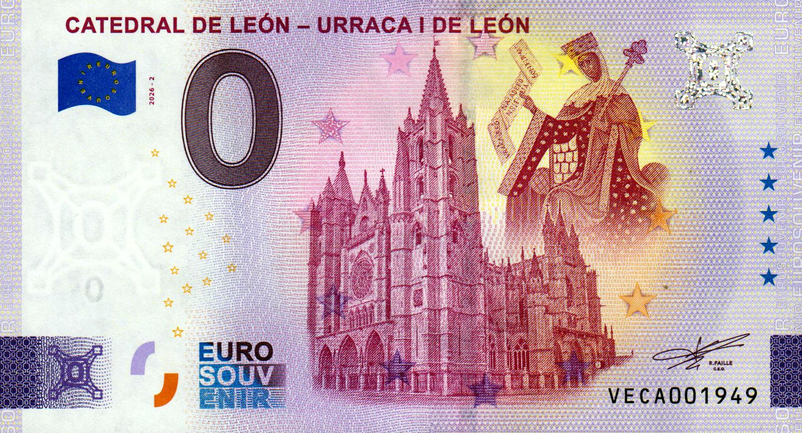 Catedral de Leon - Urraca i de Leon 2026-2 Silber