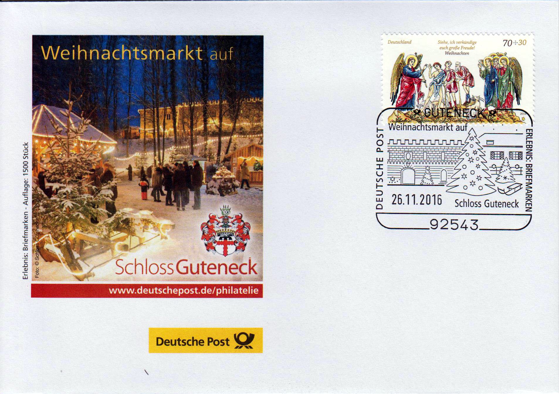 Weihnachtsmarkt auf Schloss Guteneck 2016