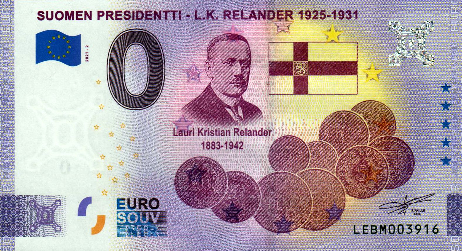 Suomen Presidentti - L. K. Relander 2021-2