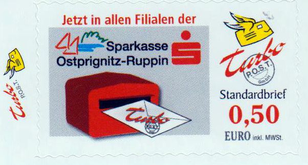 Sparkasse Ostprignitz-Ruppin sk 2009 gestempelt