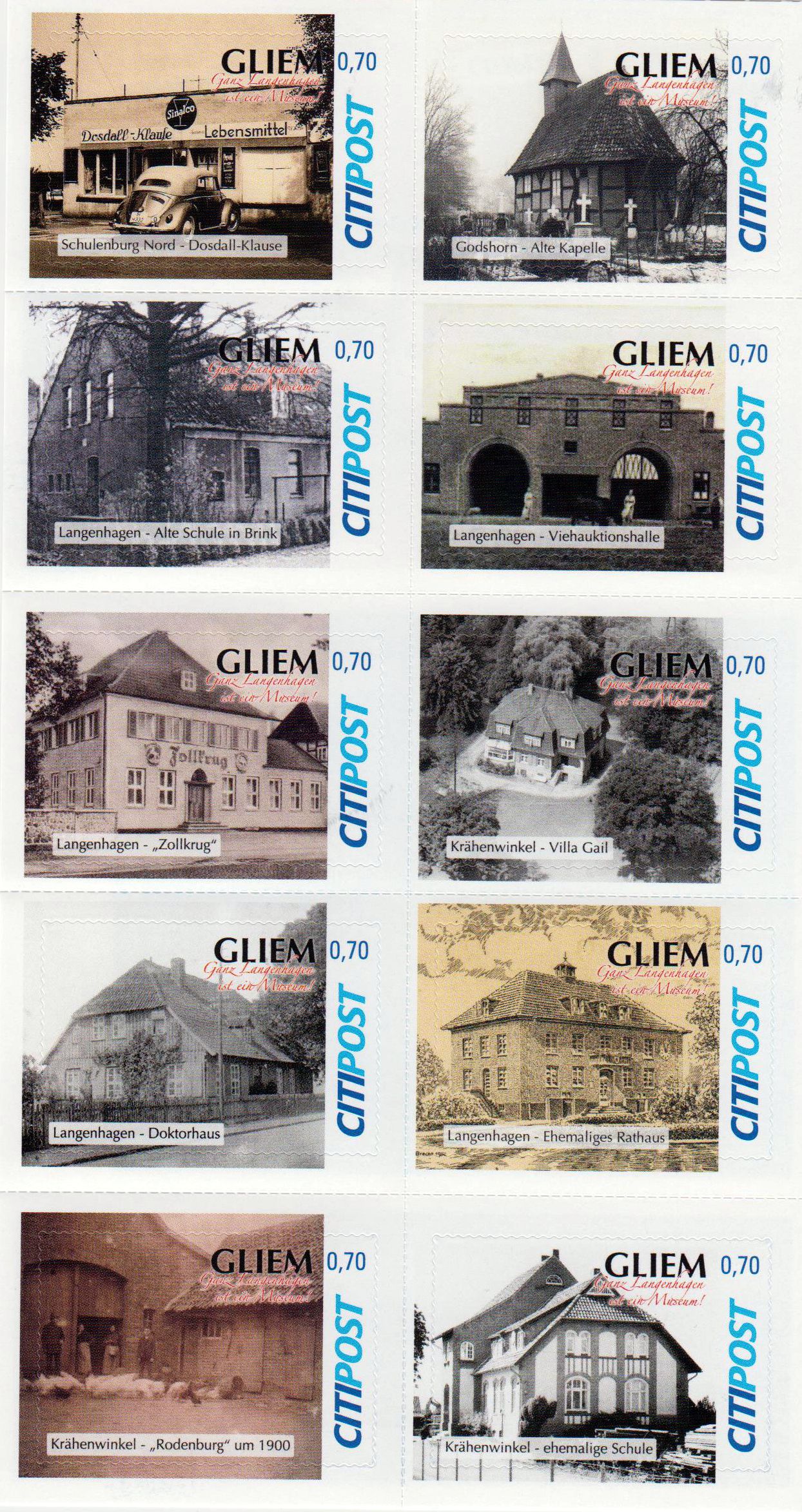 Museum Langenhagen 2020, gestempelt